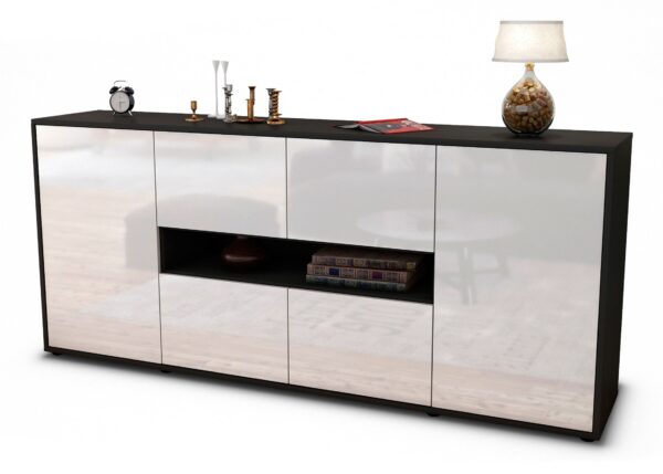 Sideboard Farina, Weiß (180x79x35cm)