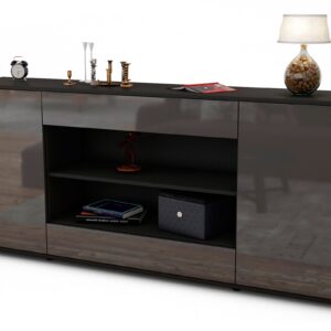 Sideboard Feli, Grau (180x79x35cm)