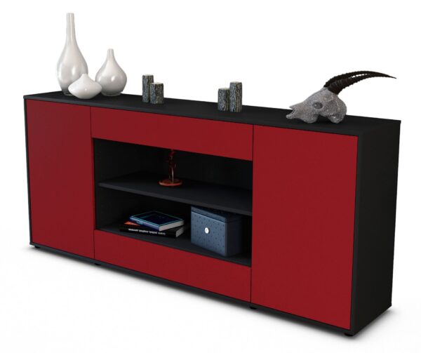 Sideboard Feli, Bordeaux (180x79x35cm)