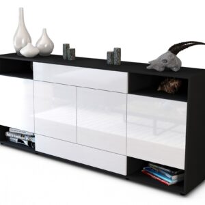Sideboard Felicia, Weiß (180x79x35cm)