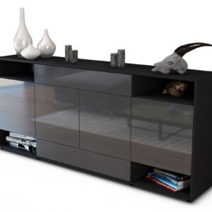 Sideboard Felicia, Grau (180x79x35cm)
