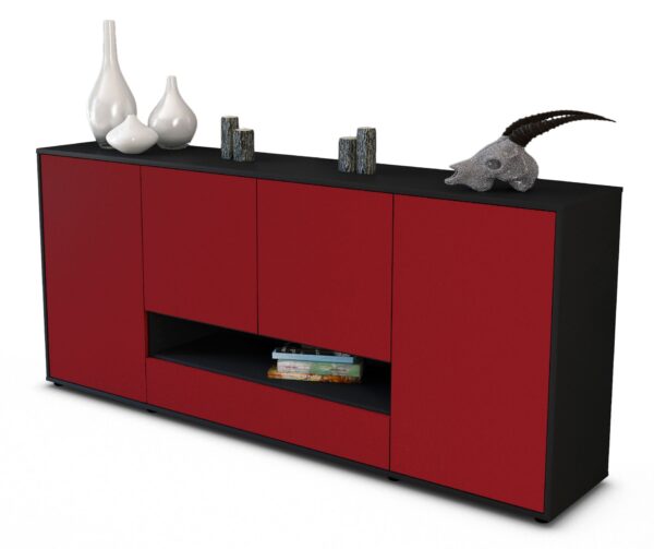 Sideboard Felicitas, Bordeaux (180x79x35cm)
