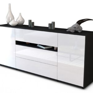 Sideboard Fernanda, Weiß (180x79x35cm)
