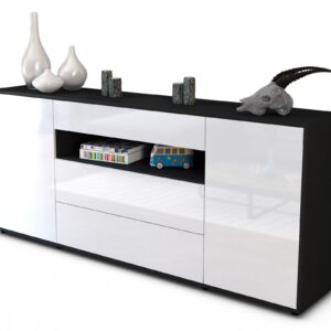 Sideboard Filippa, Weiß (180x79x35cm)
