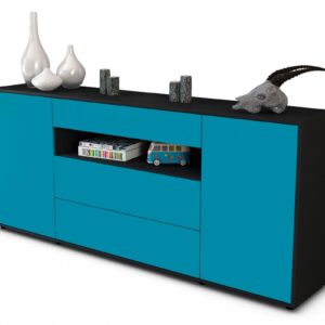 Sideboard Filippa, Türkis (180x79x35cm)