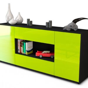 Sideboard Filomena, Grün (180x79x35cm)