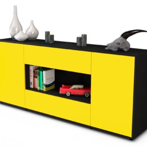 Sideboard Filomena, Gelb (180x79x35cm)