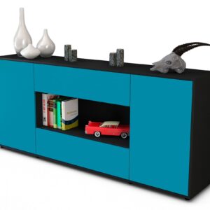 Sideboard Filomena, Türkis (180x79x35cm)