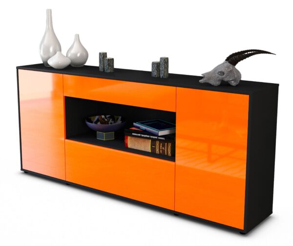 Sideboard Fiora, Orange (180x79x35cm)