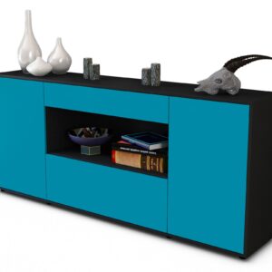 Sideboard Fiora, Türkis (180x79x35cm)