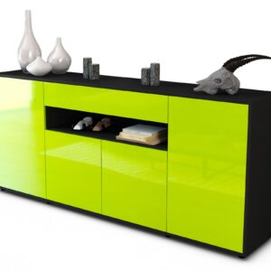 Sideboard Fiorella, Grün (180x79x35cm)
