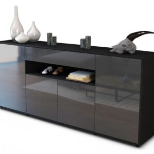 Sideboard Fiorella, Grau (180x79x35cm)
