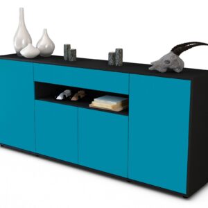 Sideboard Fiorella, Türkis (180x79x35cm)