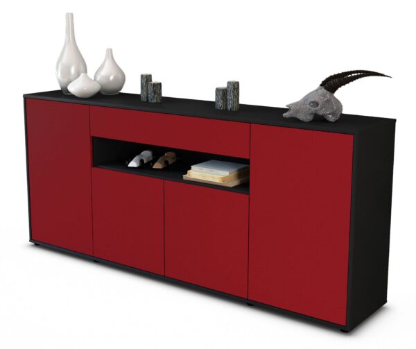 Sideboard Fiorella, Bordeaux (180x79x35cm)