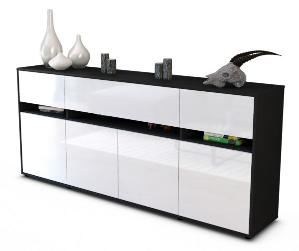 Sideboard Flora, Weiß (180x79x35cm)