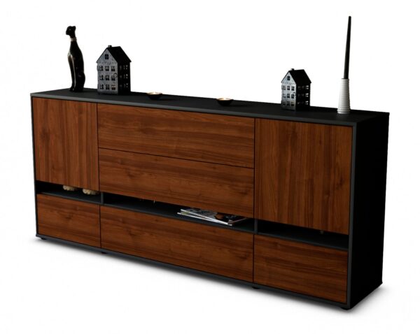 Sideboard Floriana, Walnuss (180x79x35cm)
