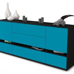 Sideboard Floriana, Türkis (180x79x35cm)