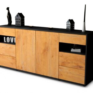 Sideboard Francesca, Eiche (180x79x35cm)