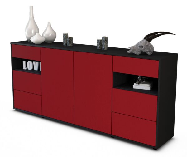 Sideboard Francesca, Bordeaux (180x79x35cm)