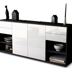 Sideboard Franka, Weiß (180x79x35cm)