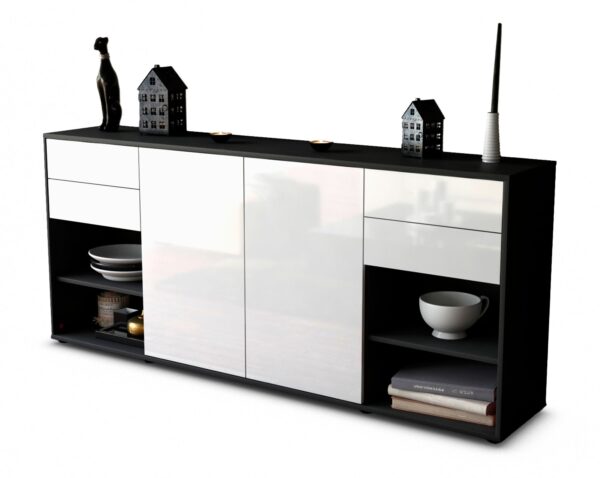 Sideboard Franka, Weiß (180x79x35cm)