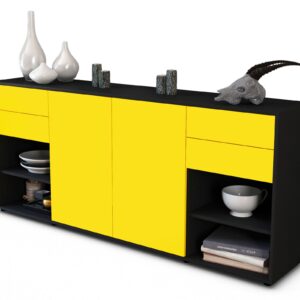 Sideboard Franka, Gelb (180x79x35cm)