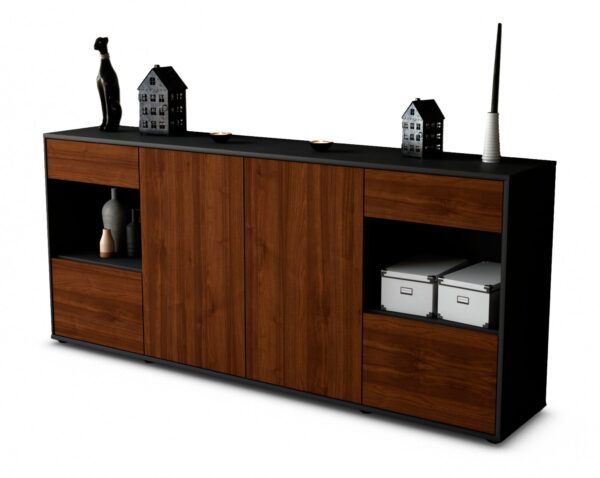 Sideboard Gabriella, Walnuss (180x79x35cm)
