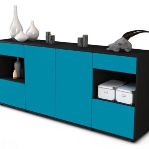 Sideboard Gabriella, Türkis (180x79x35cm)