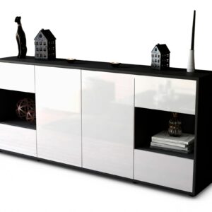 Sideboard Gaia, Weiß (180x79x35cm)