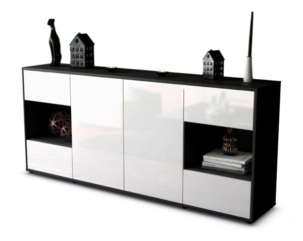 Sideboard Gaia, Weiß (180x79x35cm)