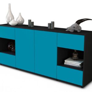 Sideboard Gaia, Türkis (180x79x35cm)