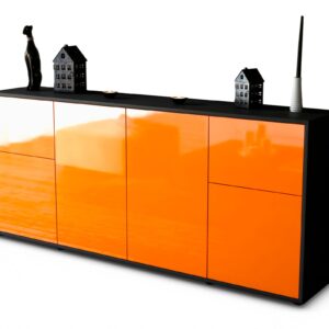 Sideboard Georgina, Orange (180x79x35cm)