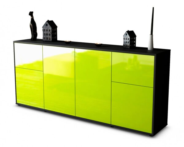 Sideboard Georgina, Grün (180x79x35cm)