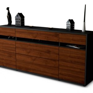 Sideboard Giada, Walnuss (180x79x35cm)