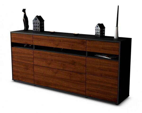 Sideboard Giada, Walnuss (180x79x35cm)