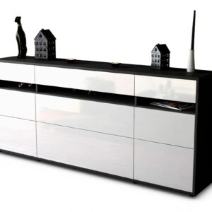 Sideboard Giada, Weiß (180x79x35cm)