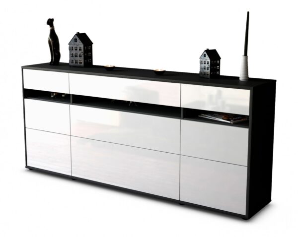 Sideboard Giada, Weiß (180x79x35cm)