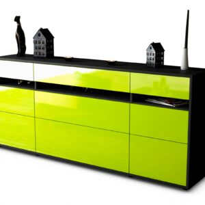 Sideboard Giada, Grün (180x79x35cm)