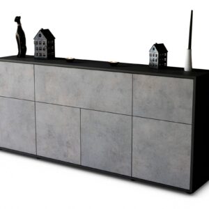 Sideboard Gianna, Beton (180x79x35cm)