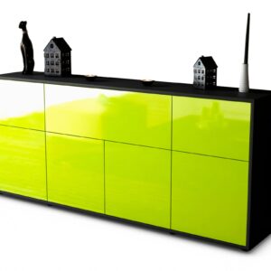 Sideboard Gianna, Grün (180x79x35cm)