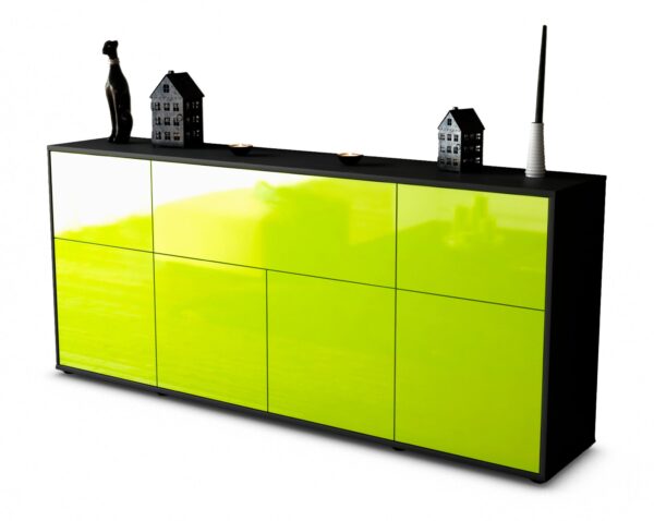 Sideboard Gianna, Grün (180x79x35cm)