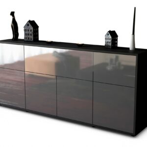 Sideboard Gianna, Grau (180x79x35cm)