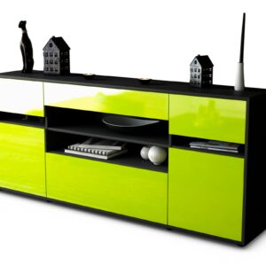 Sideboard Gina, Grün (180x79x35cm)