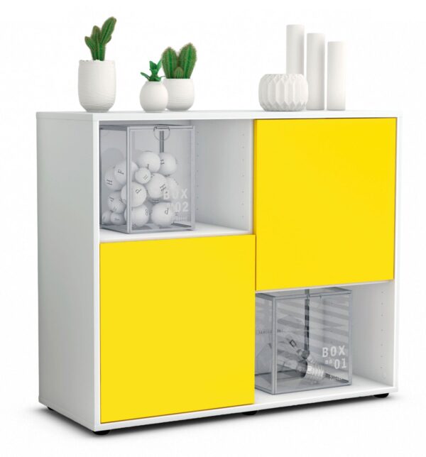 Sideboard Caralina, Gelb (92x79x35cm)
