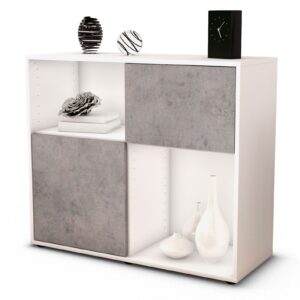 Sideboard Carola, Beton (92x79x35cm)