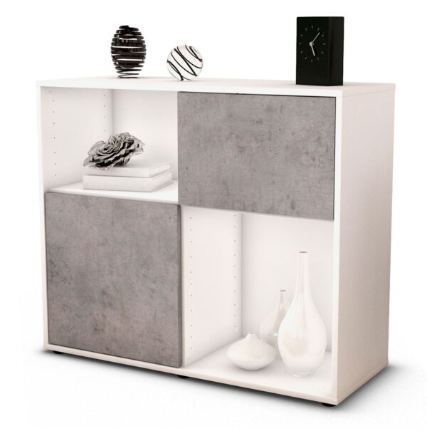 Sideboard Carola, Beton (92x79x35cm)