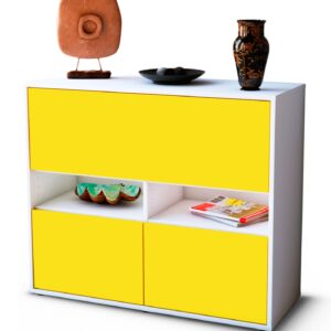 Sideboard Cassandra, Gelb (92x79x35cm)