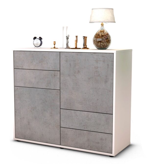 Sideboard Ciara, Beton (92x79x35cm)