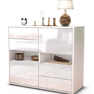 Sideboard Claudia, Weiß (92x79x35cm)