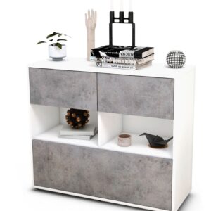 Sideboard Cosima, Beton (92x79x35cm)